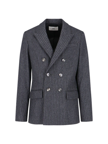 Blazer doppiopetto gessato