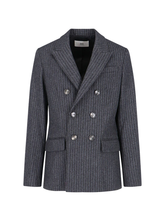 Blazer doppiopetto gessato