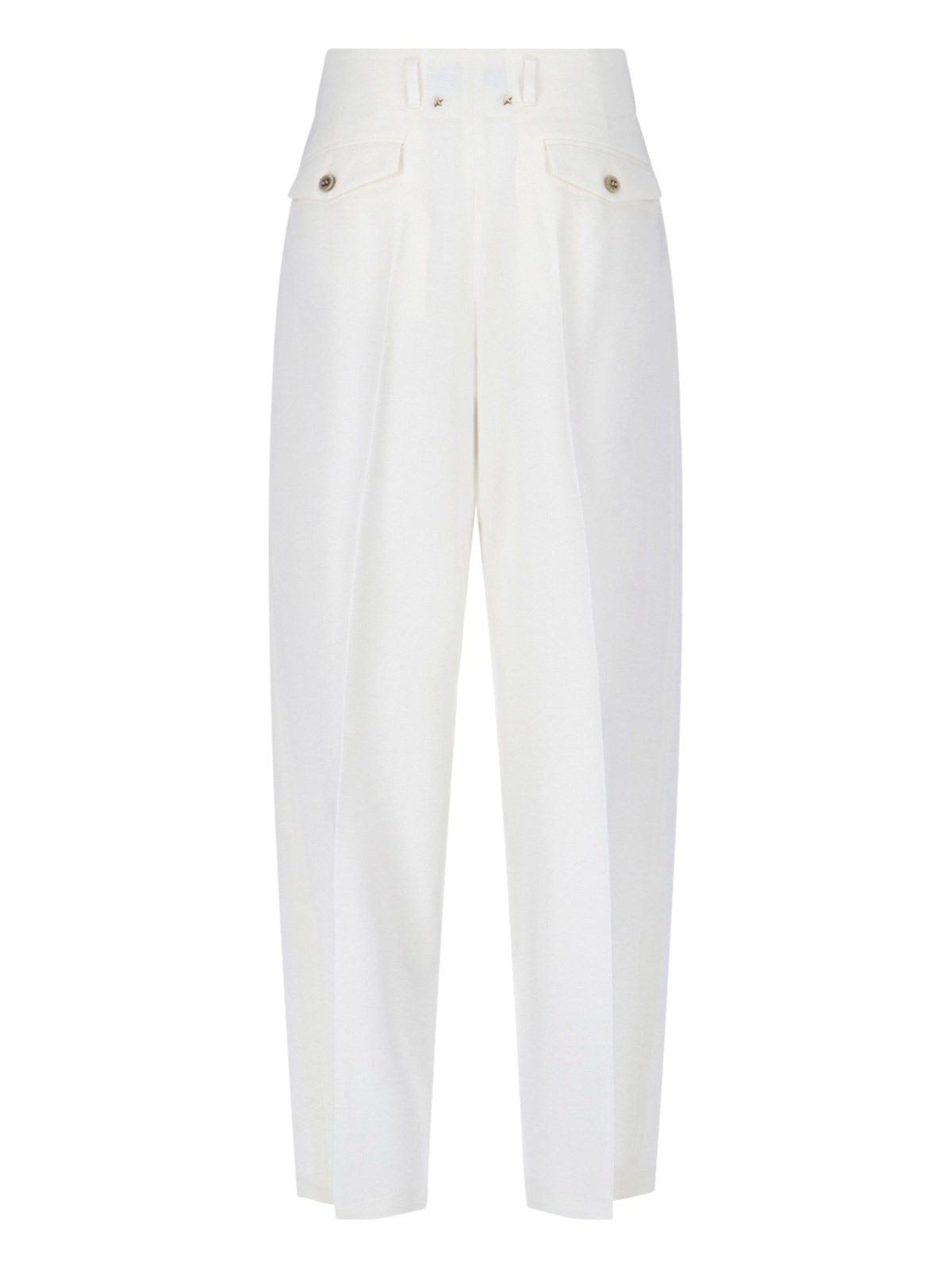 Straight leg trousers