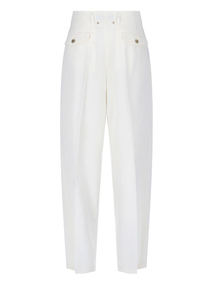 Straight leg trousers