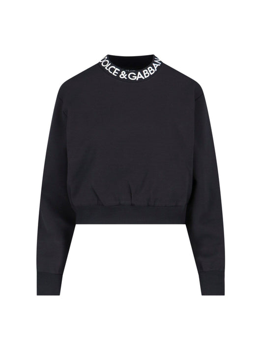 Crewneck Crop Sweatshirt