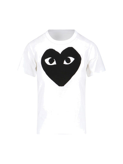 T-shirt stampa cuore