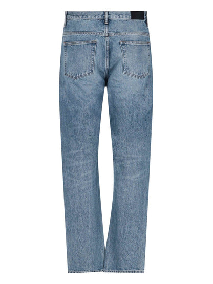 Straight leg jeans