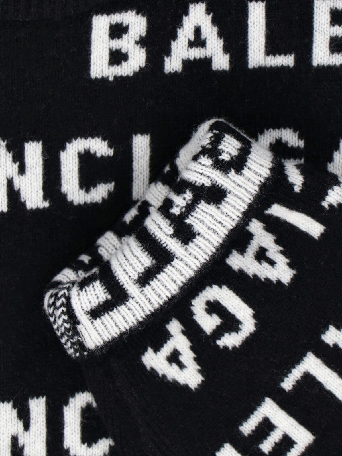 All-over logo sweater