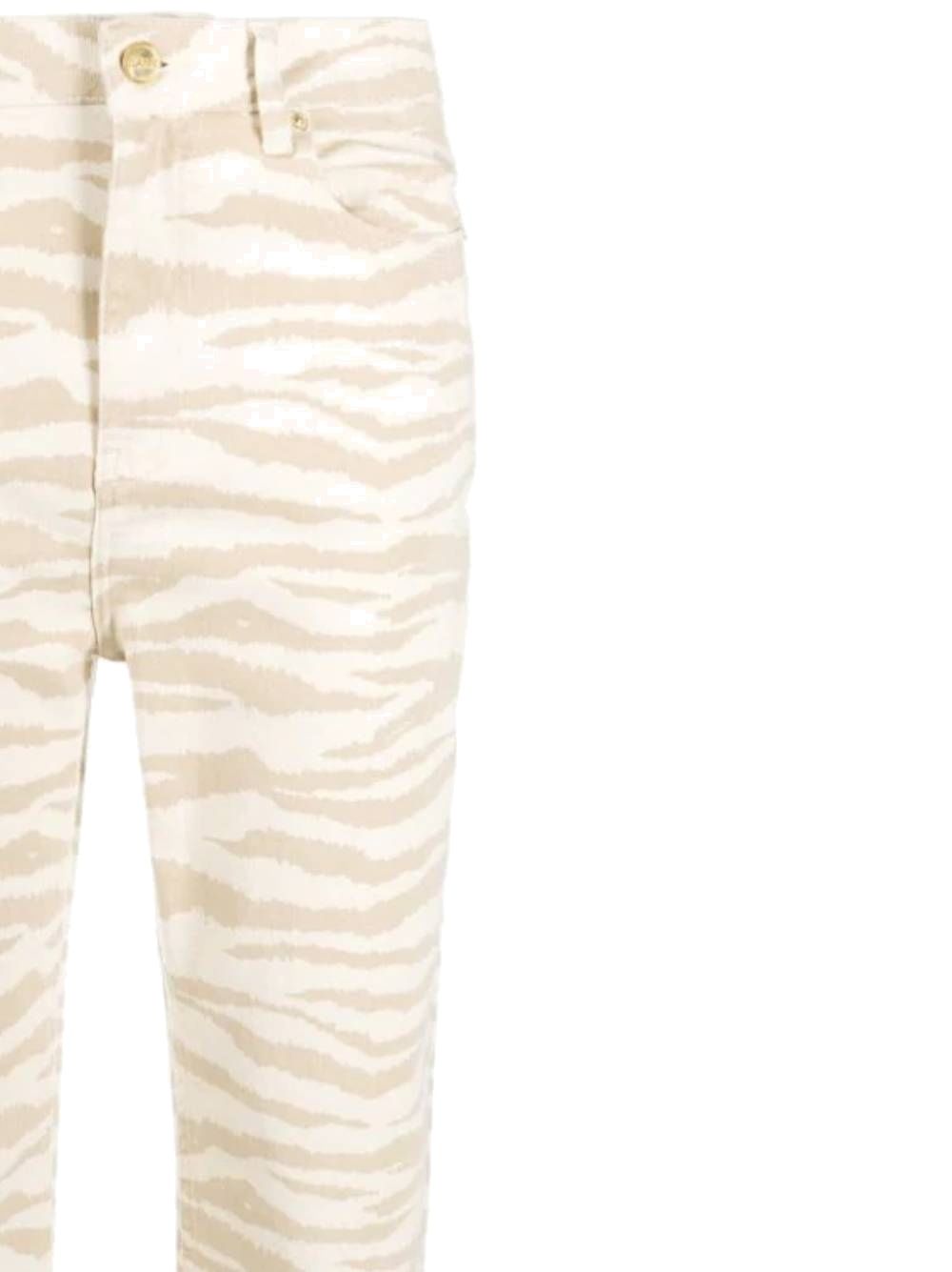 Swigy jeans with zebra print