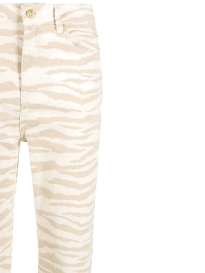 Swigy jeans with zebra print