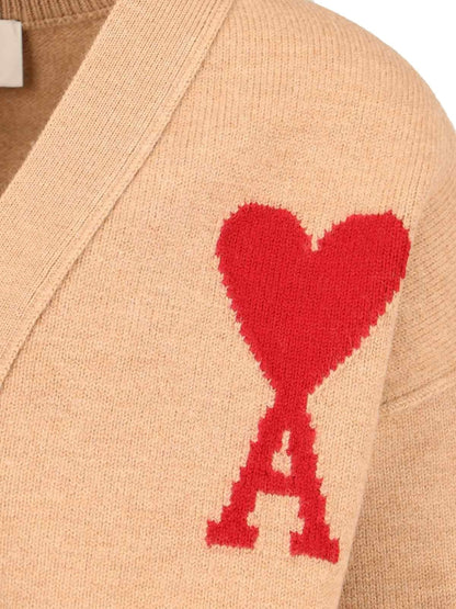 Cardigan scollo a V "Ami de Coeur"