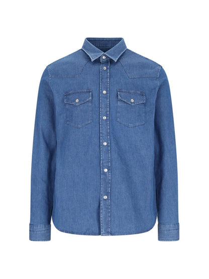 Camicia in denim "Western"