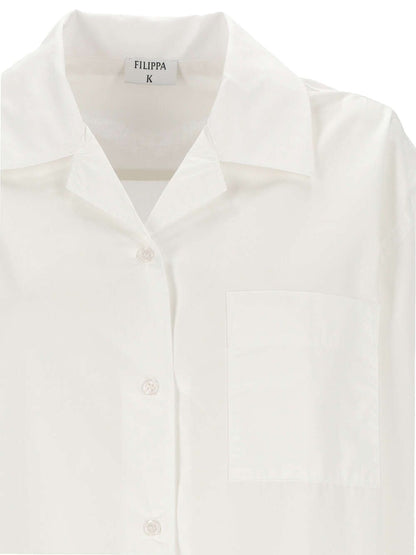 Shirt with pleat detail