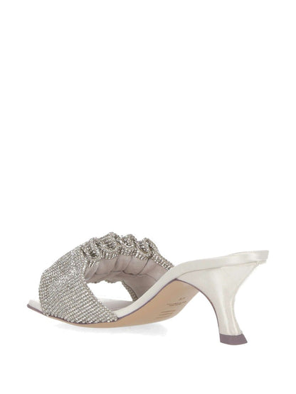 Silver women's sandal