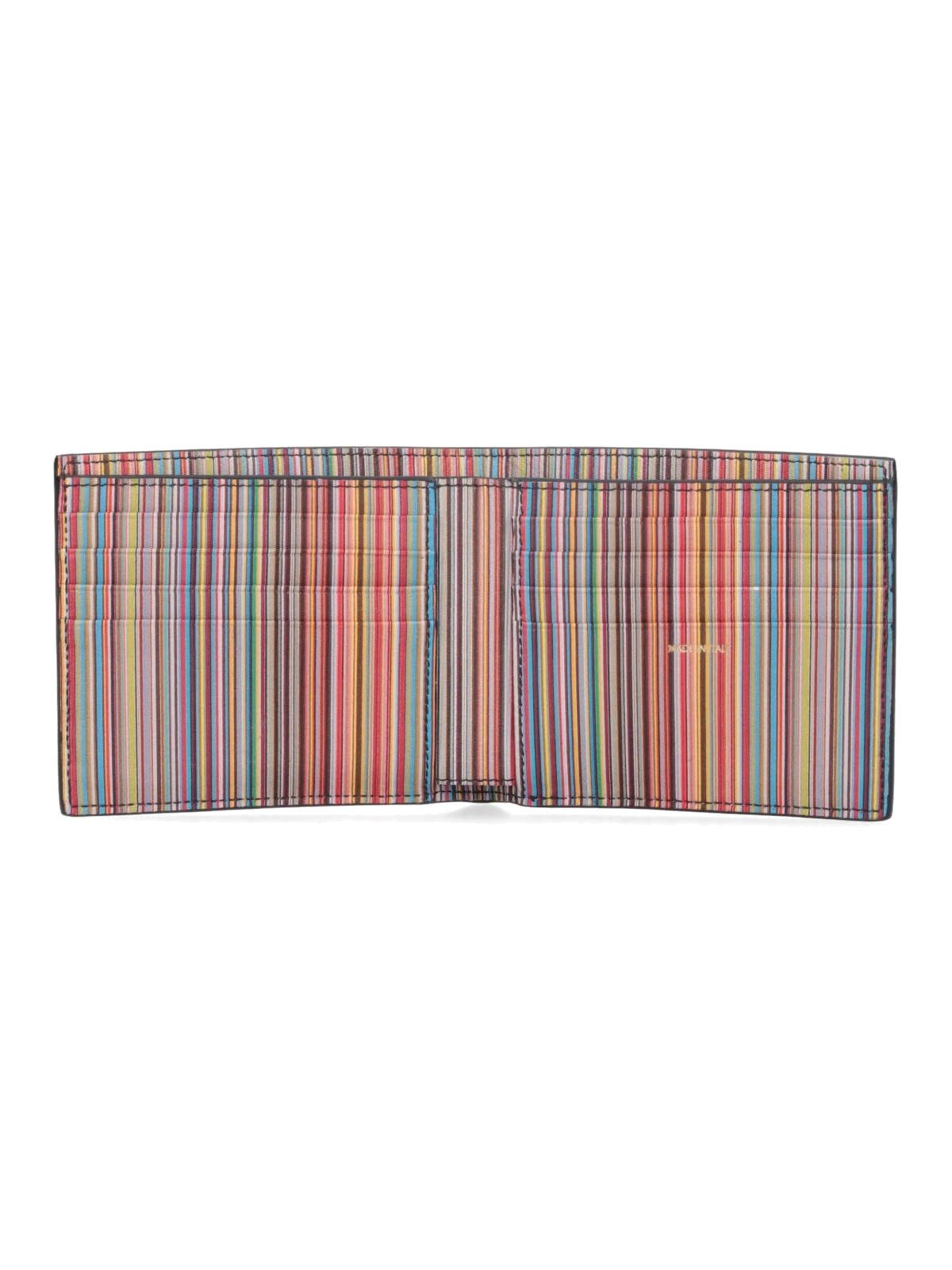 Portafoglio bifold "Signature Stripe"