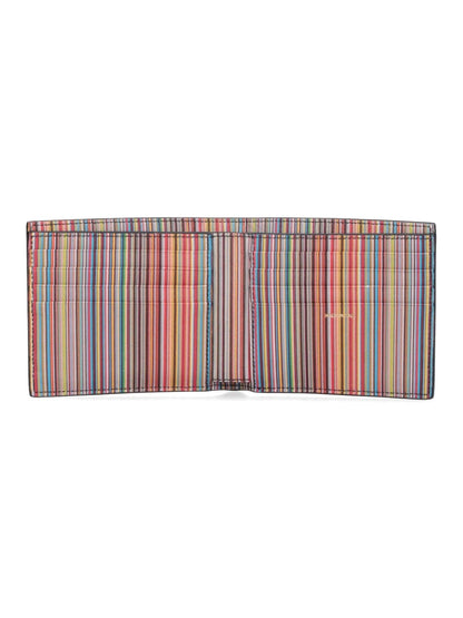 Portafoglio bifold "Signature Stripe"