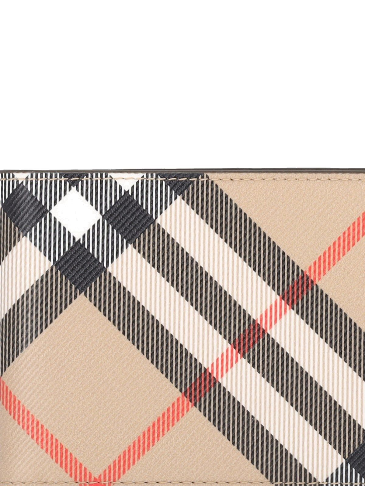 Portafoglio bifold "Check"