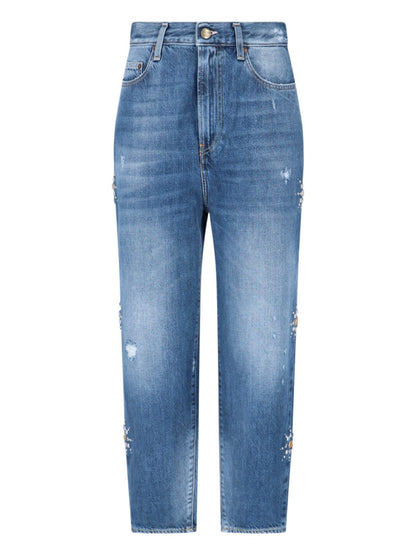 Jeans dettaglio borchie