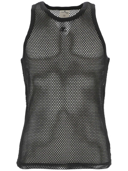 Tank top with logo patch