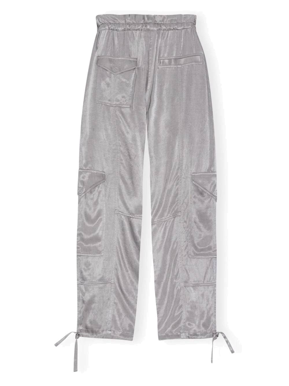 WASHED SATIN PANTS