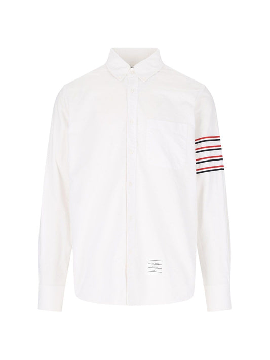 Shirt with tricolour details