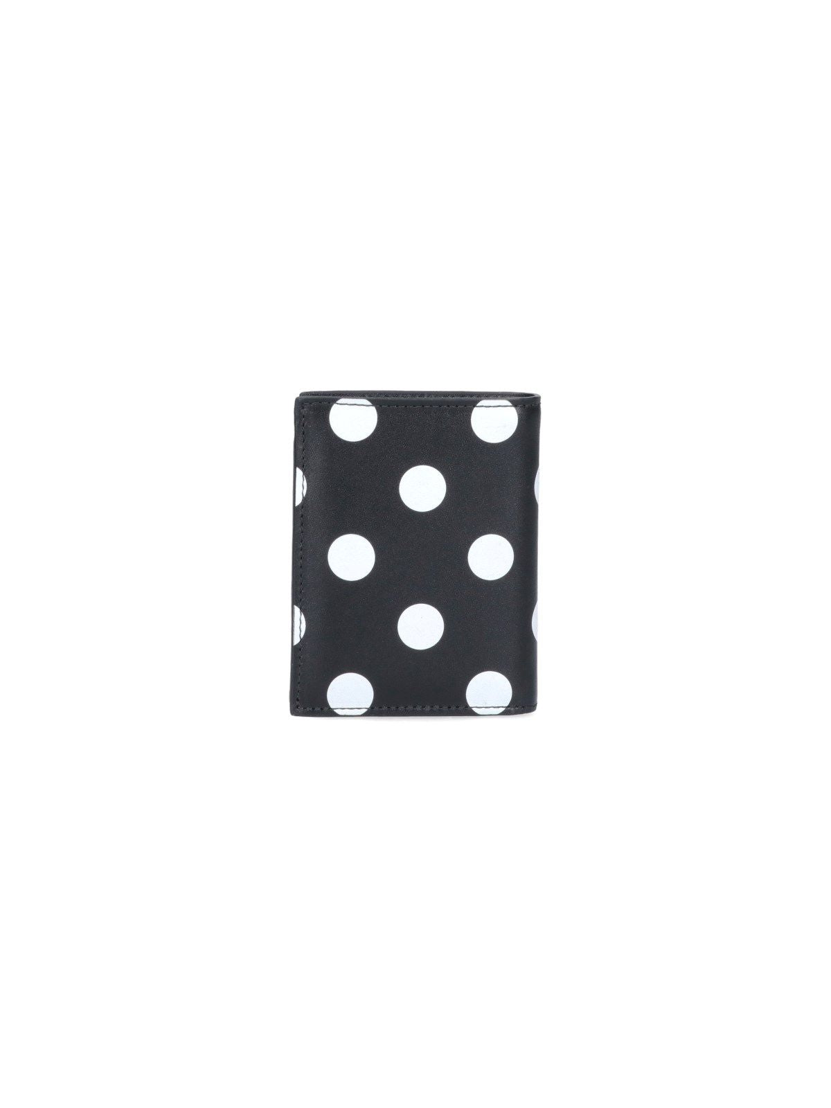 Portafoglio bifold a pois