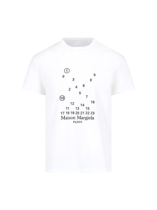 maison margiela t-shirt "numeric logo"