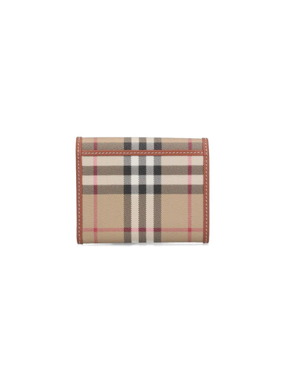 Portafoglio piccolo "Vintage Check"