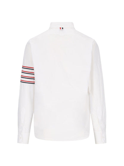 Shirt with tricolour details