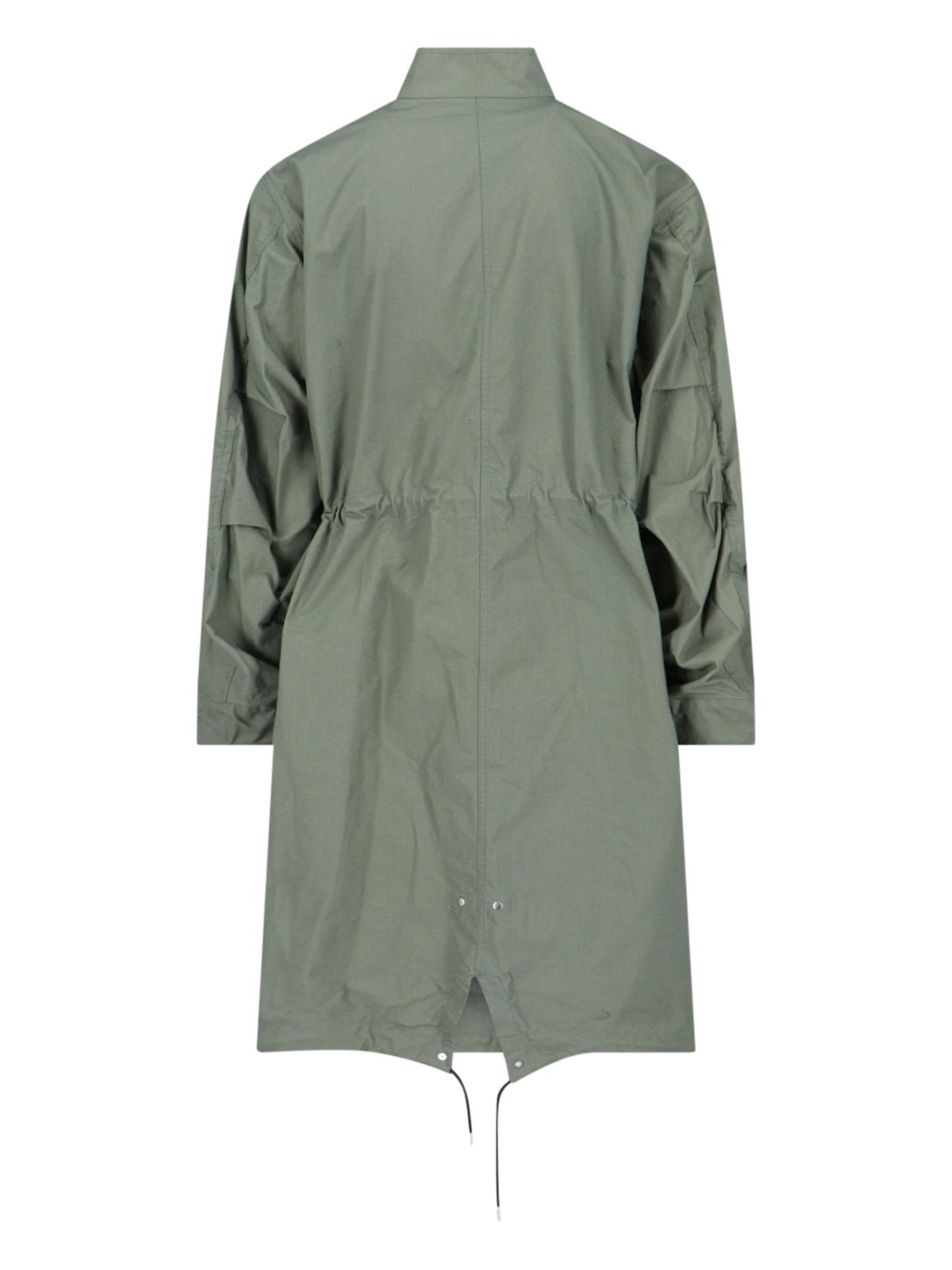 Parka midi girocollo