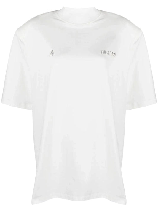 texture jersey di cotone bianco logo