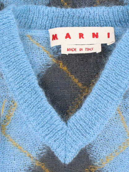 Karierter Pullover