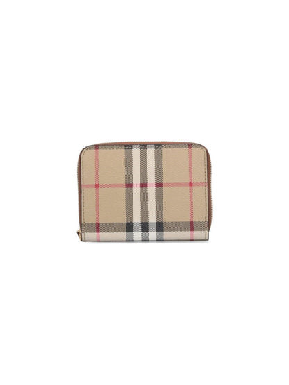 Portafoglio zip "Vintage Check"