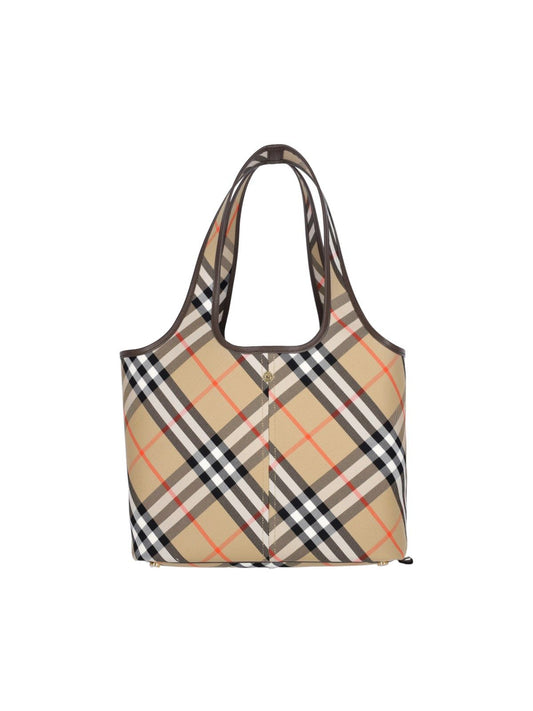 Borsa tote piccola "Check"