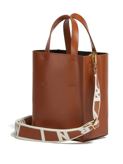 Cognac brown shopper