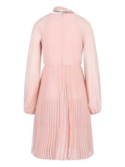 "Sunray pleated" midi dress