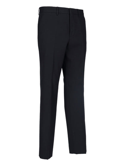 Tailored Trousers in Grain de Poudre Wool