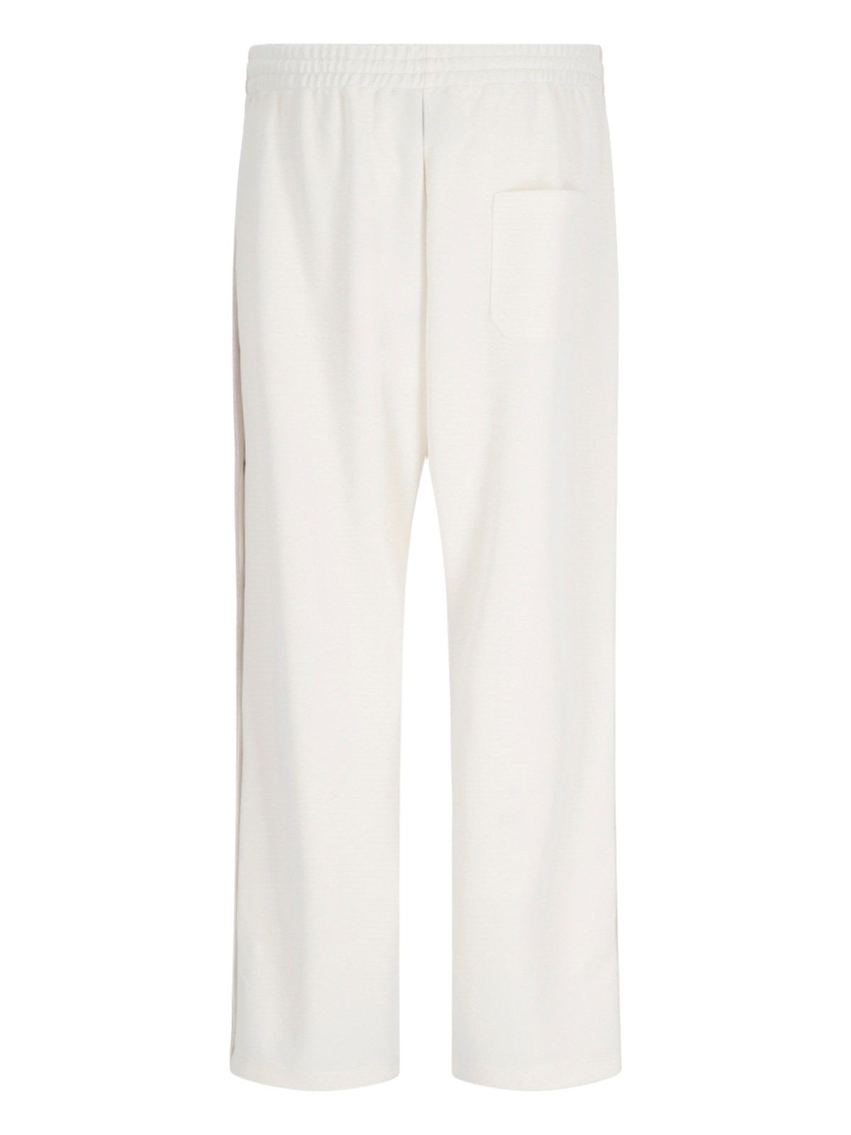 Side button trousers