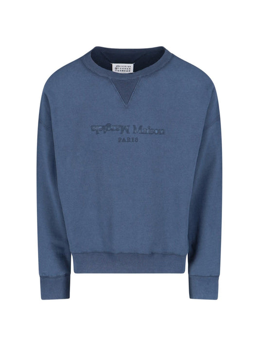 Crewneck sweatshirt with logo