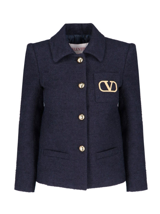 „Vlogo Signature“-Tweed-Blazer