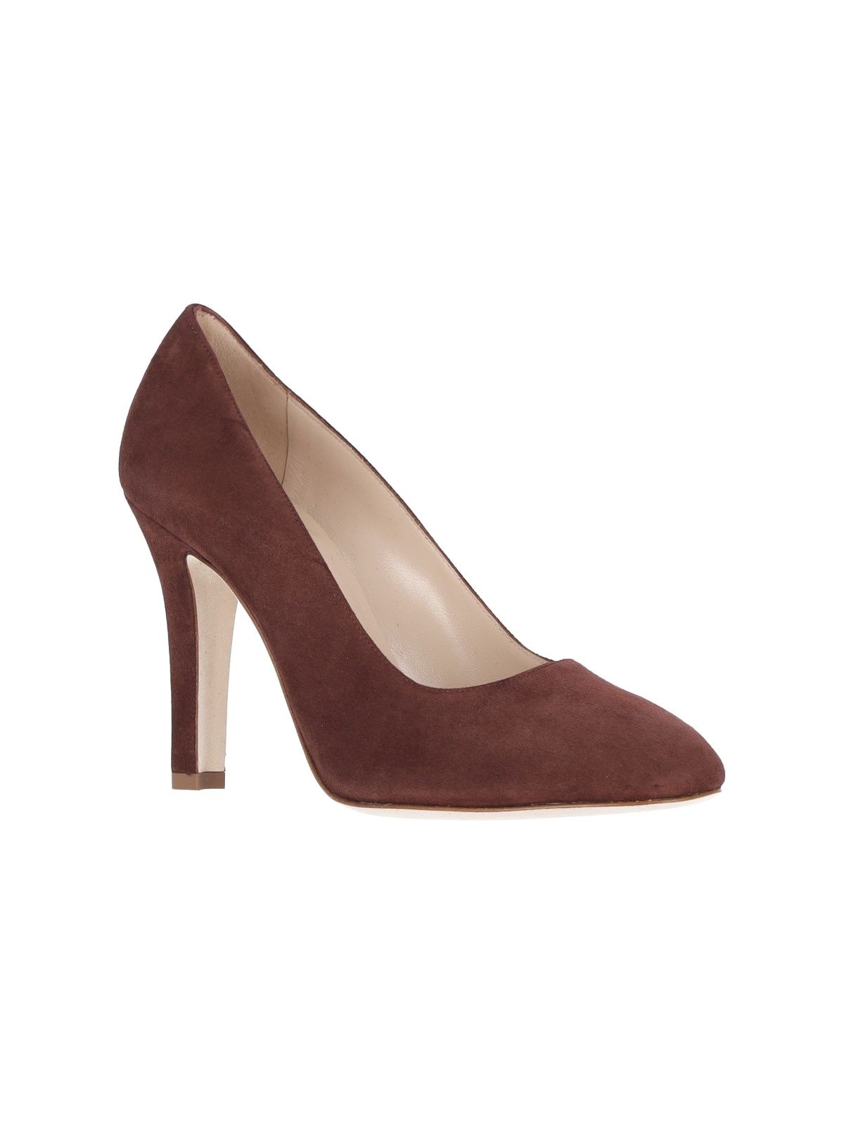 Décolleté in suede