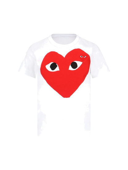 T-shirt stampa cuore