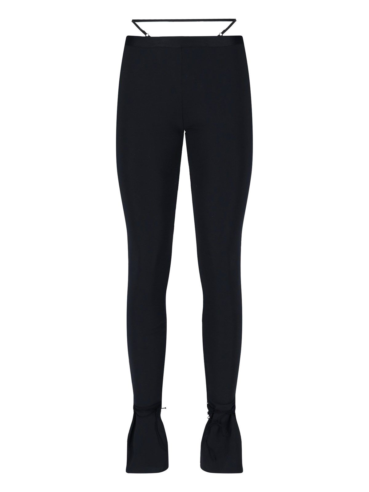 Leggings mit Riemendetail