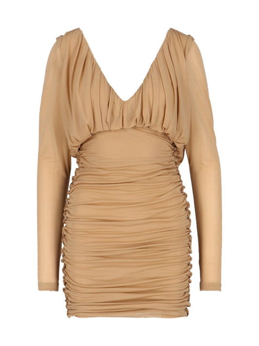 Draped mini dress