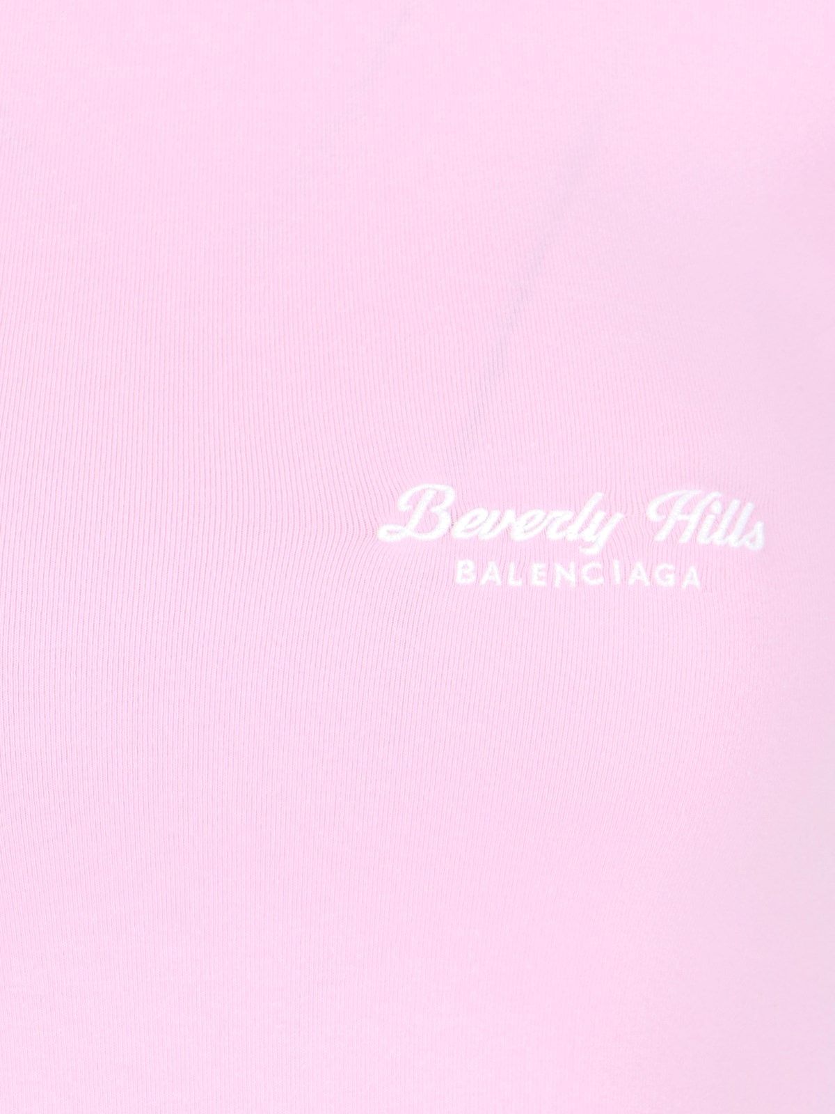 „Beverly Hills“-T-Shirt aus Stretch-Jersey