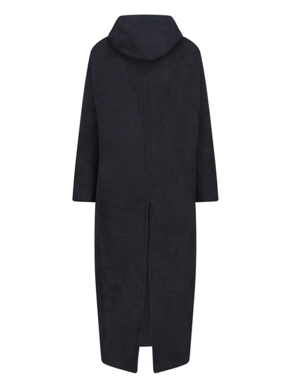 Cappotto maxi con cappuccio