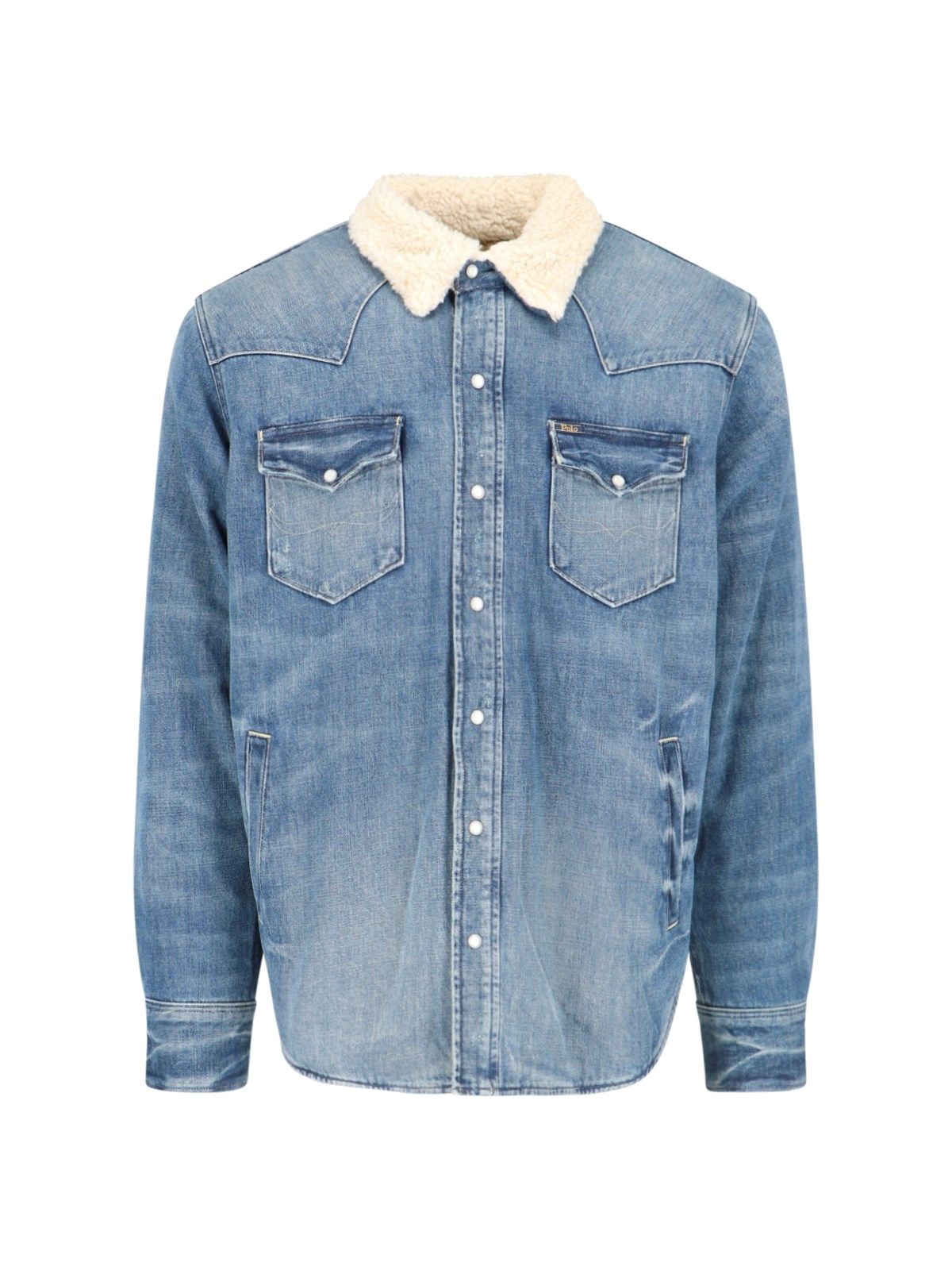 Giacca camicia in denim "Western"