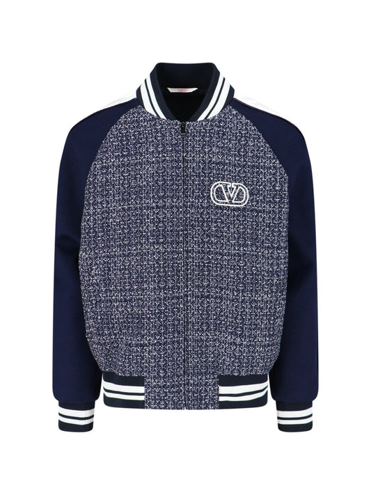 „Vlogo Signature“ Tweed-Bomberjacke