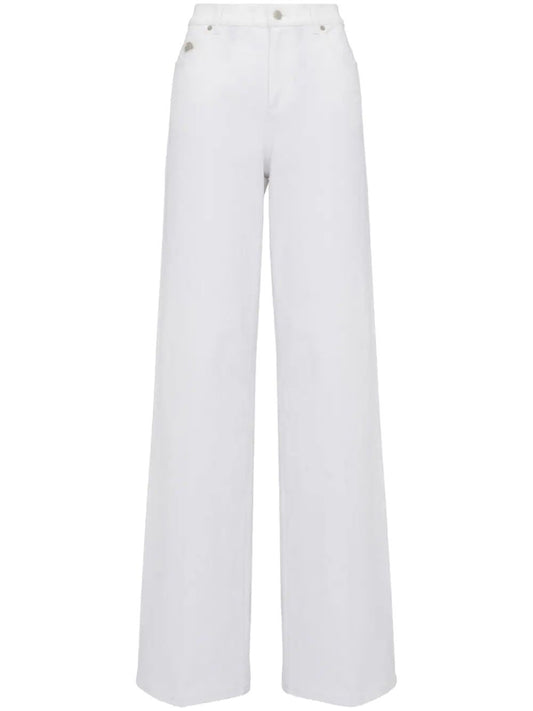 Alexander McQueen Optical white trousers