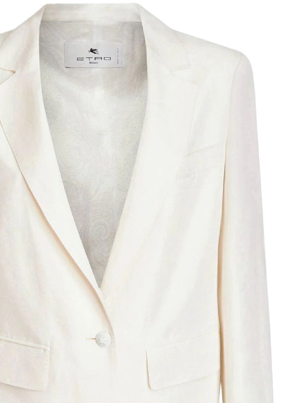 Single-breasted blazer with pockets