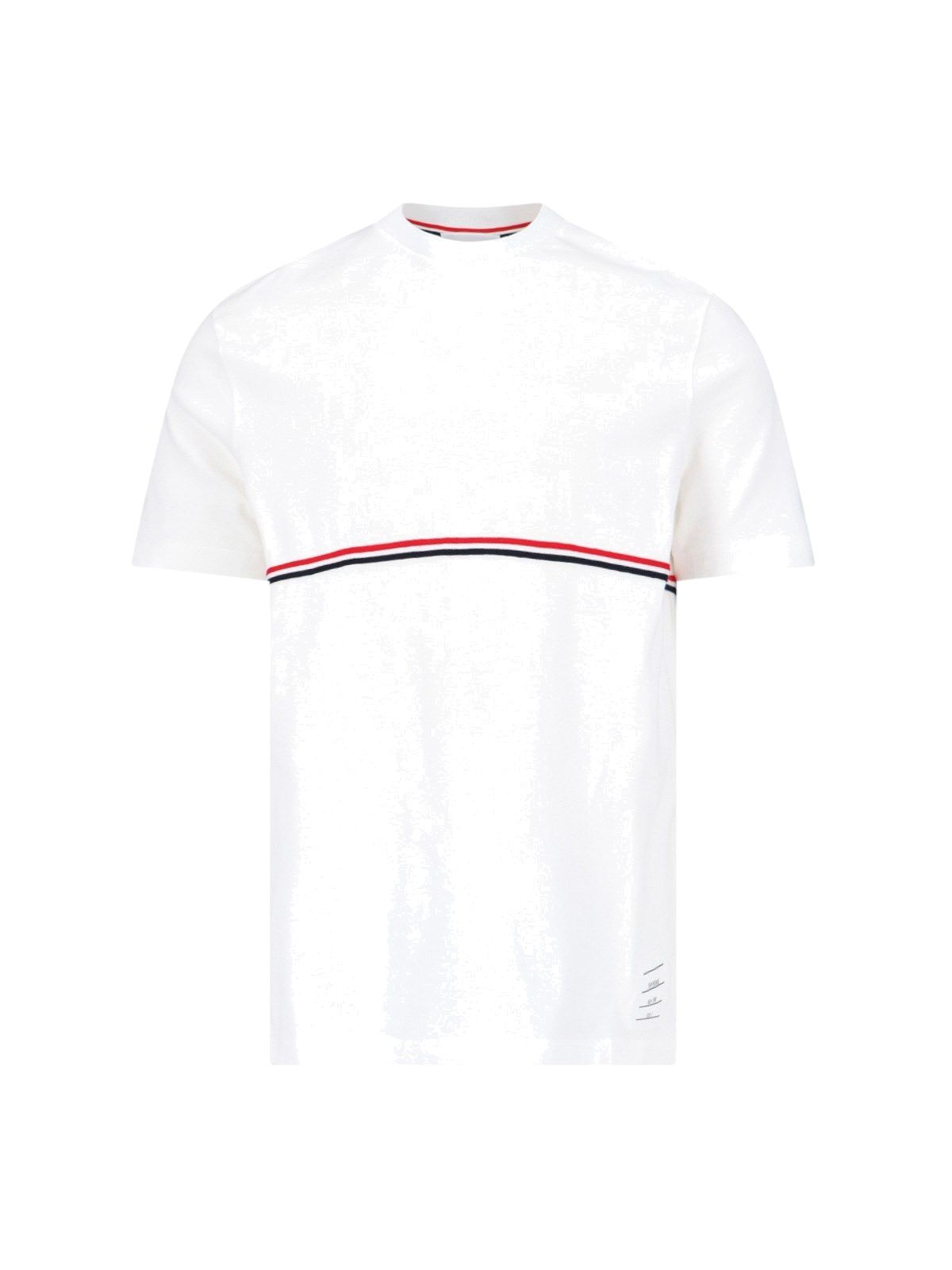 T-shirt dettaglio tricolore