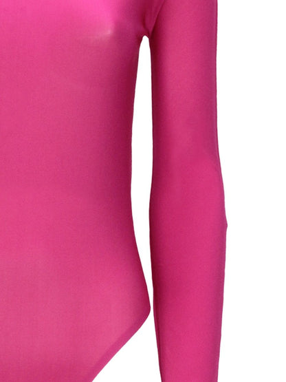 morbido jersey elasticizzato rosa fucsia