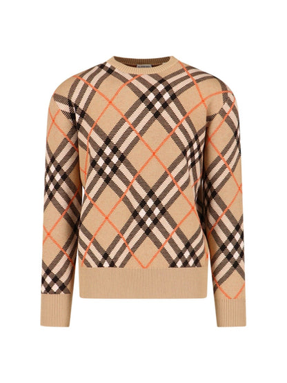 Maglione girocollo "Check"