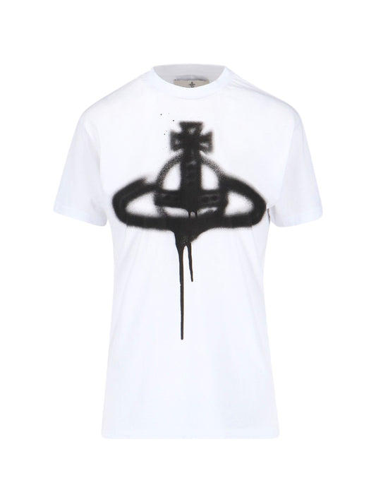 vivienne westwood t-shirt "spray orb classic"